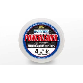 Леска YO-ZURI DUEL HARDCORE POWERLEADER FC FLUOROCARBON100% 50m 60Lbs/28Kg (0.660mm)