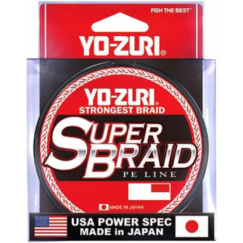 Плетеный шнур YO-ZURI PE SUPERBRAID 150YDS Blue 30Lbs (0.28mm)