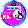 Шнур YO-ZURI PE HARDCORE X8 DUEL 1.0/0.171мм 9.0кг 150м WHITE H3296-W